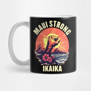 Vintage Ikaika Strong Maui Hawaii Island I Love Hawaii Mug